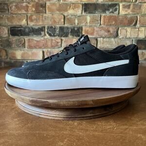 Nike SB Heritage Vulc Black White Skate Sneaker Shoes CD5010-003 Men's Size 10.5